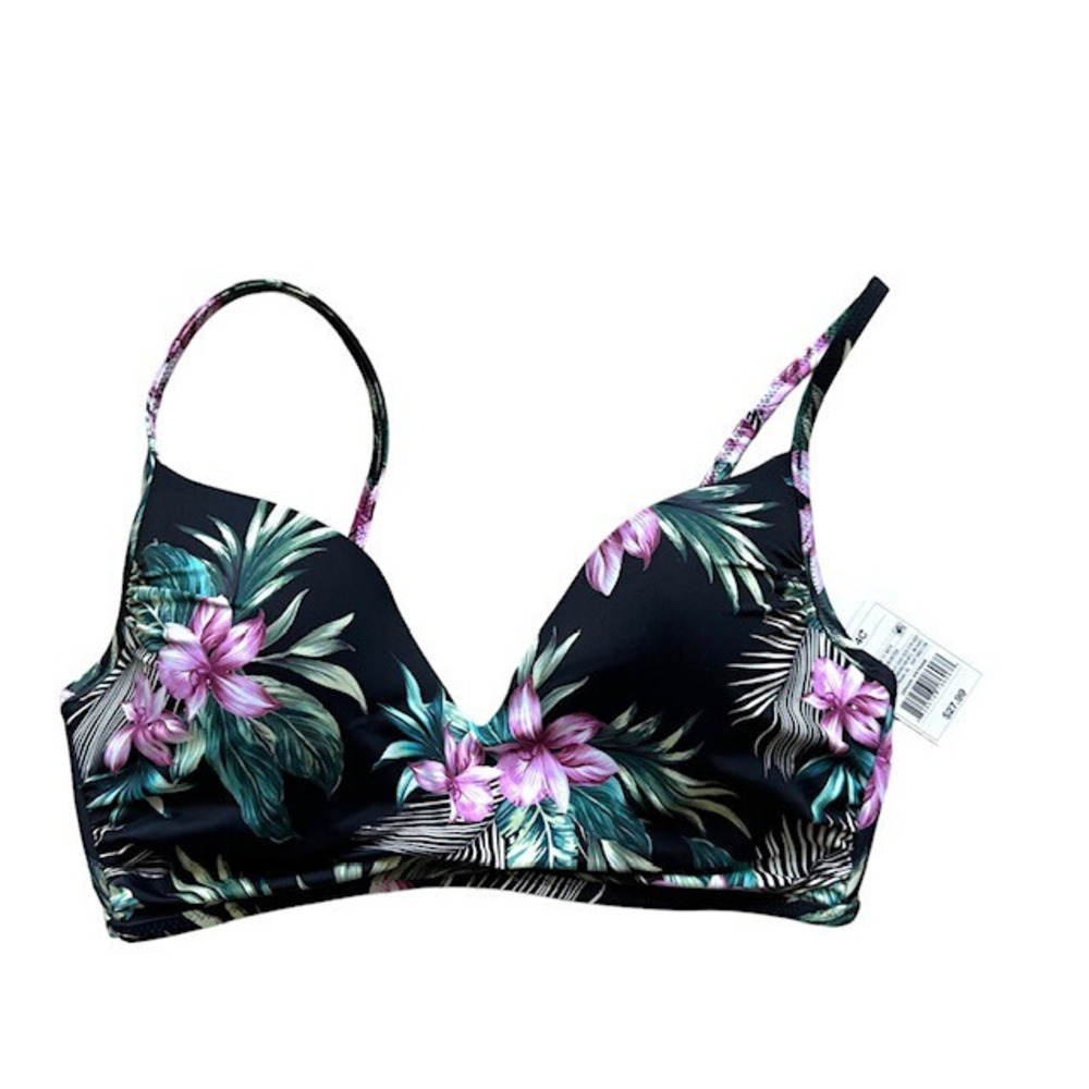 New with Tags! Shade and Shore 34C Bikini Top Floral Leaves $27.99 MSRP